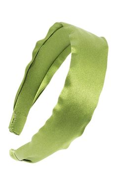 Elevate your hair game with the L. Erickson USA 1 1/2" Scarf Headband in Silk Charmeuse. Crafted with care in the USA and enveloped in sumptuous 100% silk charmeuse, this wide headband offers a luxurious touch to any look. Its gentle, damage-free design ensures a comfortable hold, making it ideal for all-day wear. Designed to sweep back your hair with effortless grace, this headband is perfect for thick locks, providing a secure yet comfortable fit without sacrificing style. The rich, shimmering shades add an elegant flair to your ensemble, making it a must-have accessory for both casual and formal occasions. Indulge in quality materials and chic sophistication with this silk charmeuse headband, your go-to choice for a flawless hair day, every day. Product Features: - Proudly handmade in t Thick Locks, Green Headband, Silk Headband, Scarf Headband, Wide Headband, Styling Products, Silk Charmeuse, Hair Game, All Hair Types