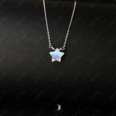 star moonstone pendant White Star-shaped Jewelry With Adjustable Chain, Silver Star Of David Necklace With Gemstone, Silver Moonstone Clavicle Necklace, Silver Moonstone Clavicle Chain Necklace, White Moonstone Clavicle Chain Necklace, Silver Clavicle Chain Necklace With Moonstone, Silver Moonstone Charm Necklace As Gift, Sterling Silver Star Necklace With Gemstone, Silver Moonstone Charm Necklace For Gift