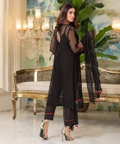 Long Sleeve Georgette Salwar Kameez With Self Design, Eid Unstitched Chiffon Suit With Dabka, Chiffon Dupatta With Chikankari Embroidery For Eid, Semi-stitched Chiffon Unstitched Suit For Eid, Unstitched Chiffon Lawn Suit For Eid, Chiffon Unstitched Suit With Chikankari For Eid, Semi-stitched Chiffon Lawn Suit For Eid, Unstitched Chiffon Kurta For Eid, Eid Semi-stitched Chiffon Lawn Suit