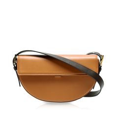 Baguette Shoulder Bag - Brown | Unitude Leather Bags for Women Brown Saddle Bag With Adjustable Strap For Office, Brown Office Saddle Bag With Adjustable Strap, Chic Brown Saddle Bag For Business, Brown Saddle Bag With Detachable Strap, Timeless Brown Saddle Bag With Gold-tone Hardware, Brown Saddle Bag For Office, Brown Saddle Bag With Detachable Strap For Everyday, Everyday Brown Saddle Bag With Detachable Strap, Cognac Saddle Bag With Adjustable Strap For Work