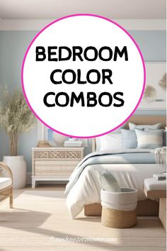 bedroom color combos 2 Toned Bedroom Walls, Bedroom Color Combinations Paint, Bedroom Color Combos, Small Bedroom Color Ideas, Dramatic Bedroom, Purple Bedroom Decor, Two Tone Walls