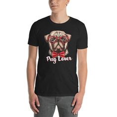 Pug Dog Mom Dad Lover Funny T-Shirt Women Men Tee Kid Gift by Cre8tivez on Etsy Pug Dog, Funny T Shirt, T Shirt Women, Mom Dad, Shirt Women, Dog Mom