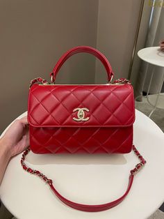 Chanel Trendy Cc Flap BagRed Stiff Lambskin LGHWSmall 25 x 17 x 11 cmChain drop 49.5 cm29 Series Aug 20209.5/10 Excellent (faint rubs at base and minor lines under flap otherwise almost like new)Includes dust bag, ation card and receiptRTP current 9910 sgdPrice was 5900 sgdPrice now 5400 sgd 4020 usd CN5350-01 High-end Double Flap Bag For Shopping, High-end Top Handle Bag With Cc Turnlock Closure, Designer Double Flap Bag With Top Carry Handle, Double Flap Satchel For Shopping, Rectangular Shopping Bags With Cc Turnlock Closure, Flap Bag With Cc Turnlock Closure For Shopping, Red Designer Bag With Double Flap, Red Designer Bags With Double Flap, Designer Red Double Flap Bag