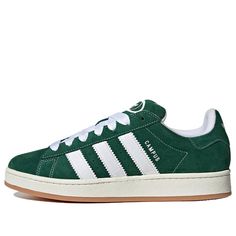 adidas originals Campus 00S 'Green White' H03472 - KICKS CREW Addidas Shoes Campus 00s, Green Shoes Women, Campus Adidas, Jordan Vi, Air Jordan Vi, Green Adidas, Style Sportif, Adidas Trefoil