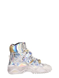 Maison Margiela Mid Retro Fit Sneakers - silver Retro Fits, Clothes Collection, Wedge Sneaker, Luxury Items, Luxury Outfits, Golden Goose Sneaker, Sale Design, Designer Shoes, Hiking Boots