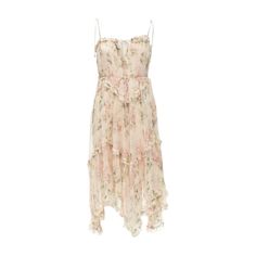 ZIMMERMANN 100% silk blush pink floral print ruffle trim summer dress Sz.1 S Reference: KNLM/A00157 Brand: Zimmermann Material: Silk Color: Beige, Pink Pattern: Floral Lining: Polyester Extra Details: Tie spaghetti straps. Ruffle tiered trim. Tie keyhole neckline. Tie string-belt. Made in: China CONDITION: Condition: Excellent, this item was pre-owned and is in excellent condition. SIZING Designer size: JP1 Size reference: Feels like XS MEASUREMENTS: Chest: 43cm / 16.8" Waist: 38cm / 14.8" Hip: Spring Silk Midi Dress With Feminine Style, Spring Silk Midi Dress, Feminine Style, Spring Silk Midi Dress In Feminine Style, Feminine Silk Dress For Spring, Feminine Silk Midi Dress For Spring, Feminine Silk Floral Dress For Spring, Silk Midi Dress With Ruffles For Daywear, Feminine Silk Midi Dress With Ruffles, Feminine Silk Floral Dress For Summer