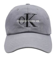 Low profile dad hat style Custom embroidery on the front Adjustable back strap One size fits most Hip Hop Dad Hat, One Size Fits Most, Hip Hop Dad Hat With Adjustable Curved Brim, Gray Baseball Cap With Embroidered Logo For Streetwear, Adjustable Letter Print Dad Hat For Streetwear, Hip Hop Dad Hat With Curved Brim For Summer, Trendy Dad Hat With Visor For Streetwear, Gray Baseball Cap With Embroidered Logo, Gray Hat With Embroidered Logo For Streetwear, Streetwear Dad Hat With Visor