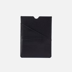 Men's Passport Holder in Silk Napa Leather - Black Modern Card Holder With Interior Slots For Daily Use, Modern Leather Organizer For Everyday Use, Modern Leather Card Holder With Interior Slots, Modern Rfid Blocking Card Holder For Daily Use, Formal Leather Wallet With Cell Phone Pocket, Black Leather Trifold Wallet For Business, Leather Rectangular Wallet For Work, Modern Leather Card Holder For Business, Minimalist Wallets With Card Slots For Travel