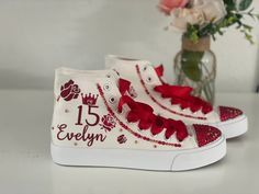 Customizable Lace-up Sneakers For Gift, Pink Lace-up Sneakers For Birthday, White High-top Sneakers For Birthday, Sporty Low-top Sneakers Gift, Casual Lace-up Sneakers For Birthday, Pink Lace-up Sneakers For Gift, White Personalized Sneakers As Gift, White Personalized Sneakers For Gift, Customizable Lace-up Sneakers For Gifts