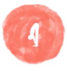 an orange circle with the letter p in white and red ink on it's surface