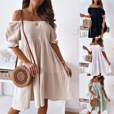 Great shopping ideas for Plus Size Women Sexy Summer Ruffle Dress Ladies Off Shoulder Frill Mini Sundress, Womens Dresses Loose Dress Casual, Mini Sundress, Loose Dress, Floral Mini Dress, Casual Pullover, Dress Summer, Size Charts, Sizing Chart, Summer Dresses For Women