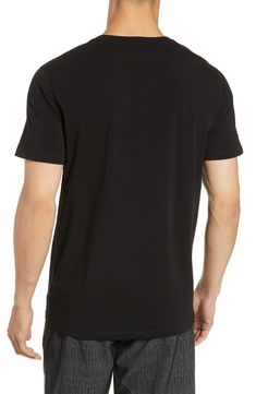 Vuori Tuvalu Crewneck T-Shirt | Nordstrom Basic T-shirt With Shirttail Hem For Layering, Classic Stretch T-shirt For Layering, Graphic Print Cotton T-shirt For Layering, Cotton Short Sleeve Shirt For Layering, Black Cotton Shirt For Layering, Black Relaxed Fit T-shirt For Layering, Graphic Print Crew Neck T-shirt For Layering, Stretch Cotton T-shirt With Shirttail Hem, Relaxed Fit T-shirt With Shirttail Hem For Layering