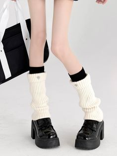 The price is for a pair of socks and a pair of leg warmers only, others are not included. Thick Casual Mid-calf Socks, Comfortable Warm Knee-high Socks For Casual Wear, Warm Beige Socks For Winter, Warm Beige Winter Socks, Cozy Beige Socks For Winter, Thick Winter Casual Socks, Thick Casual Winter Socks, Cozy Beige Winter Socks, Thick Comfortable Winter Socks