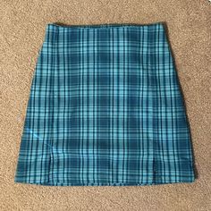 Blue Plaid Mini Skirt, Brandy Melville, Fits Xs/S, Never Worn Nwt, Very Soft And Flattering, Preppy Light Blue Fitted Mini Skort, Fitted Light Blue Mini Skort, Blue Stretch Skort For School, Light Blue Fitted Mini Skirt, Blue Mini Length Skirt For School, Light Blue Fitted Short Skirt, Fitted Light Blue Mini Skirt, Fitted Short Light Blue Skirt, Blue Lined Mini Skort