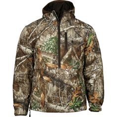 Take your hunt to the next level with the Rocky Stratum collection. Our premium layering system is designed for a hunt in any environment. This insulated men's jacket features Primaloft insulation, is constructed with a durable water repellent (DWR) coating and has elastic binding on the cuffs for a perfect fit. This jacket features Scent IQ Atomic to wick away moisture from your body and destroys human scent at the microbial level keeping your scent for tipping off any prey. Pockets with zipper Functional Windproof Windbreaker For Hunting, Functional Fall Hunting Windbreaker, Functional Fall Windbreaker For Hunting, Camouflage Winter Outerwear For Outdoor Work, Functional Windproof Hunting Outerwear, Camouflage Outerwear For Outdoor Work In Fall, Camouflage Windproof Outerwear For Hiking, Functional Winter Hunting Outerwear, Winter Camouflage Nylon Outerwear