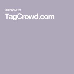 the tag crowd logo on a purple background