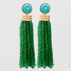 Elegant Turquoise Earrings With Tassels, Elegant Turquoise Jewelry With Tassels, Elegant Turquoise Tassel Earrings, Convertible Jewelry, Heavy Chain, Chain Necklaces, Tassel Earrings, Chain Link Bracelet, Diamond Studs