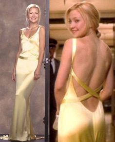 Kate Hudson Dress, Yellow Gown, Looks Party, Iconic Dresses, Grad Dresses, Kate Hudson, Mode Inspo, Event Dresses