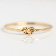 Solid Gold Simple Knot Ring – local eclectic Love Ring Gold, Stacking Rings Silver, Bridesmaid Ring, Gold Stacking Rings, Gold Knot Ring, Jewelry Wishlist, Bridesmaid Rings, Love Knot Ring, Local Eclectic