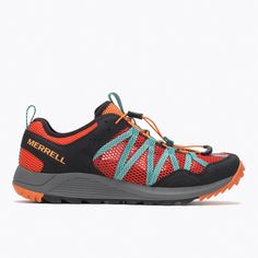 Made with ventilation panels and quick-dry materials, this athletic and cushioned shoe is ideal for spending time on summer trails. Orange Running Shoes, Merrill Shoes, Merrell Shoes Women, Sweet Clothes, Running Shoes, Running, Women Shoes