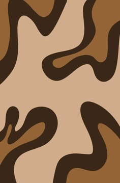 a brown and tan camouflage pattern with wavy lines