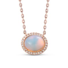 Moonstone, with its ethereal shimmer and captivating play-of-color. The sparkling rainbow moonstone set in the oval bezel sparkles in the light. Grad this perfect chance and speak up your love to someone you cherish with this romantic and beautiful necklace! Wherever she goes, this necklace is a sweet reminder of your love.Carat Weight: 2.075 ctStone Size: 7*9 mmStone Type: Jeulia® StoneNumber of Stones: 1 Stone Color: MoonstoneStone Shape: OvalCarat Weight: 0.28 ctStone Size: 1 mmNumber of Ston Luxury Si Clarity Moonstone Jewelry, Jewellery Wishlist, Moonstone Stone, Round Necklace, Classic Necklace, Moonstone Necklace, Moonstone Jewelry, I Love Jewelry, Necklace Online