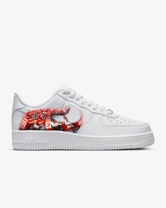 Rep your sneaker game like a champion with our exclusive Kansas City Chiefs Custom Art Air Force 1 Sneakers. Meticulously handcrafted for the ultimate fan, these iconic sneakers celebrate the heart and soul of Kansas City with vibrant, action-packed artwork featuring your favorite Chiefs players. Perfect for game day or everyday wear, these Air Force 1s are more than just shoes—they're wearable art. Embrace the spirit of victory with every step! Artistic White Custom Sneakers For Streetwear, Artistic White Sneakers For Streetwear, Artistic Graphic Print Sneakers For Streetwear, Custom Low-top Sneakers With Abzorb Midsole For Sports, Custom Low-top Sneakers With Red Sole For Skateboarding, Artistic Low-top Custom Sneakers For Streetwear, Artistic Low-top Sneakers For Streetwear, Low-top Sneakers With Graphic Print, Low-top Custom Sneakers With Red Sole For Streetwear