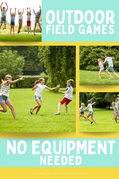 21 Outdoor Field Day Games: No Equipment Needed! Outdoor Camp Games For Kids, Playground Games For Kids No Equipment, Outdoor Classroom Games, Homeschool Field Day Activities, Sack Race Ideas Outdoor Games, Kids Summer Games Outdoor Fun, Recess Activities Outdoor, Camp Wide Games