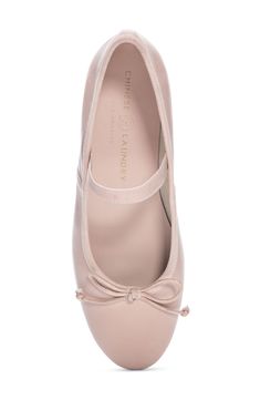 A delicate vamp bow and slender toe lend timeless appeal to a versatile ballet flat that will complement your polished looks. Synthetic upper, lining and sole Imported Cheap Ballet Flats, Mary Jane Ballet Flats, Embellished Shoes, Rollerball Perfume, Ballet Slippers, Womens Ballet Flats, Chinese Laundry, Pretty Shoes, Dream Shoes