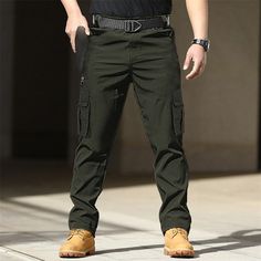 Season:Spring   Fall; Fabric:Cotton Blend; Gender:Men's; Style:Fashion,Streetwear; Occasion:Daily,Going out,Outdoor; Details:Belt Not Included; Fit Type:Regular Fit; Function:Soft,Comfort; Waistline:Mid Waist; Pattern:Plain; Design:Elastic Waist,Straight Leg,Zipper Pocket; Pants Type:Trousers,Cargo Pants; Fly Type:Zipper,Button,Elasticity; Front page:FF; Listing Date:09/12/2024; Hips:null; Length:null; Waist:null; Fit US Size:null; Fit UK Size:null; Fit EU Size:null; Pants Length:Full Length Casual Bottoms With Zipper Closure For Outdoor Activities, Outdoor Cargo Pants With Zip Fly, Green Full-length Cargo Pants With Patch Pockets, Cheap Cargo Pants, Military Style Cargo Pants For Outdoor With Pockets, Military Cargo Pants With Functional Pockets For Hiking, Going Out Fashion, Military Cargo Pants With Pockets For Hunting, Men's Cargo Pants