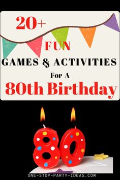 What better way to celebrate 80 than with an array of fun and exciting 80th birthday party games?  From nostalgic favorites to new twists on classic party games, there are plenty of options to keep the 80th birthday party lively and entertaining.  Let the games begin! 95th Birthday Party Games, 85th Birthday Party Games, Party Games For 80th Birthday, 90th Birthday Party Games, 80 Th Birthday Party Games, 80th Birthday Party Activities, Games For 80th Birthday Party Fun, 80th Birthday Games Free Printable, 80th Birthday Ideas For Dad