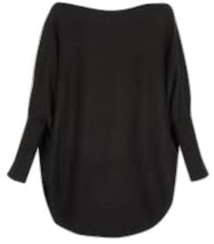 Oversized Black Crew Neck Knit Top, Oversized Black Knit Top With Crew Neck, Oversized Crew Neck Blouse For Fall, Relaxed Fit Crew Neck Blouse For Fall, Fall Crew Neck Blouse With Relaxed Fit, Oversized Crew Neck Blouse For Winter, Oversized Crew Neck Winter Blouse, Chic Oversized Long Sleeve Crew Neck Top, Black Blouse For Fall Loungewear