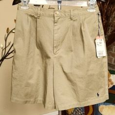 Nwt Ralph Lauren Ladies Sz 10 Tan Shorts High Waisted New With Tags Waist Is 30 Inches Length Is 20 Inches 100% Cotton Casual Ralph Lauren Shorts With Pockets, Ralph Lauren Casual Shorts With Pockets, Casual Ralph Lauren Short-length Bottoms, Fitted Cotton Bermuda Shorts In Beige, Fitted Ralph Lauren Bottoms For Summer, Beige Fitted Bermuda Shorts, Casual Bermuda Shorts With Belt Loops And Fitted Style, Ralph Lauren Cotton Shorts, Casual Fitted Bermuda Shorts With Belt Loops