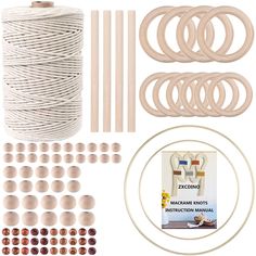 the complete kit for making wooden beads