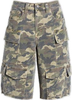 High Waist Utility Shorts For Streetwear, Trendy Streetwear Cargo Shorts With Pockets, Streetwear Short Cargo Jeans, Grunge Cotton Shorts With Pockets, Grunge Jean Shorts For Streetwear With Pockets, Casual Short Length Cargo Jeans For Streetwear, Grunge Cotton Jean Shorts With Pockets, Streetwear Denim Cargo Shorts With Pockets, Short Cargo Jeans With Pockets For Streetwear