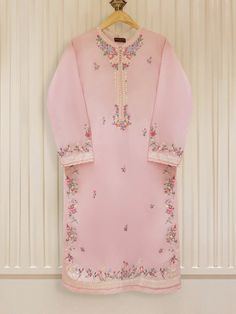 Two piece embroidered shirt with pant Unstitched Pink Pant Set With Chikankari Embroidery, Embroidered Cotton Pant Set With Long Sleeves, Casual Embroidered Lawn Suit For Eid, Pink Resham Embroidery Pant Set For Spring, Summer Straight Kurta Pant Set With Resham Embroidery, Fitted Pink Lawn Suit With Intricate Embroidery, Fitted Pink Lawn Suit With Floral Embroidery, Summer Pant Set With Resham Embroidery Straight Kurta, Summer Pant Set With Resham Embroidery And Straight Kurta