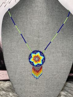 Beautiful dreamcatcher necklace with bag included, handmade by Mexican artisans. Dreamcatcher Necklace, Bag Necklace, Dream Catcher Necklace, Virgin Of Guadalupe, Beaded Necklaces, Chain Styles, Dream Catcher, Necklace Etsy, Crochet Necklace