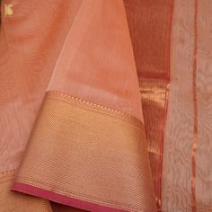 Khinkhwab brings you Maheshwari Sarees. Maheshwari handlooms owe their name to Maharani Ahilyabai Holkar, the ruler of the state of Indore in the late 18th century. Her reign was deemed the Golden Age, and she is revered by all at Maheshwar as Devi Ahilyabai or Ma Saab till date. Maheshwari handlooms derived their fine simplicity from this icon. It is said that under her artistic guidance, the craftspeople made light fabrics, detailed with motifs derived from carvings on the Maheshwar fort- a de Ceremonial Cotton Silk Traditional Wear With Cutdana, Ceremonial Tissue Silk Dupatta With Cutdana, Ceremonial Tissue Silk Traditional Wear With Zari Weaving, Traditional Orange Slub Silk Dupatta, Ceremonial Slub Silk Saree, Ceremonial Slub Silk Dupatta For Transitional Season, Ceremonial Tissue Silk Dupatta For Festivals, Traditional Festive Wear For Diwali, Ceremonial Slub Silk Dupatta With Pallu