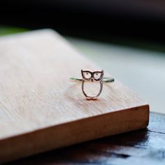 Sterling Silver Owl Ring is made from 925 Sterling silver. Wear it alone or stack it with other words and symbolsThis ring is handmade and hand cast, each one is a little bit one of a kind and will never be 100% exact.Gift box included.For more information please read our policies.Thank you so much visiting and hope you enjoy shopping with us!!Pitchanan Handmade Dainty Stackable Rings As Gift, Handmade Cute Sterling Silver Rings, Cute Handmade Sterling Silver Rings, Cute Silver Rings For Gift, Nickel-free Sterling Silver Midi Rings As Gift, Unique Stackable Midi Rings As Gift, Handmade Sterling Silver Stackable Rings As Gift, Handmade Silver Midi Rings As Gift, Dainty Ruby Ring