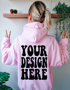 "INSTANT DOWNLOAD  ♥ DETAILS ♥ - This image is for the Gildan 18500 Light Pink Unisex Hoodie - You will receive a high resolution digital image free of branding    (will not include the \"Your Design Here\" text or watermark) - Model is wearing size XL - Image Size: 2560 x 3274 Pixel ♥ KEEP IN MIND ♥ - You may use these images for personal and commercial use only. No additional license required. - You may not resell, share, or edit this image in any way" Casual Customizable Hooded Hoodie, Custom Print Hooded Hoodie With Relaxed Fit, Custom Print Relaxed Fit Hooded Hoodie, Pink Long Sleeve Sweatshirt With Branding, Relaxed Fit Hoodie With Custom Print, Customizable Relaxed Fit Hooded Sweatshirt, Pink Oversized Hoodie, Light Pink Hoodie, Hoodie Back