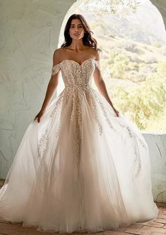 Madison James MJ854 Karen Wedding Dress Madison James Wedding Dress, Madison James Bridal, Gonna In Tulle, Madison James, Modest Bridal, Full Tulle Skirt, Essense Of Australia, Allure Bridal, Gowns Of Elegance