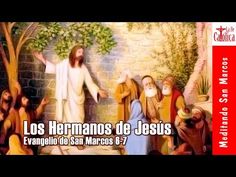 an image of jesus with the words los hermanos de jesus in spanish and english