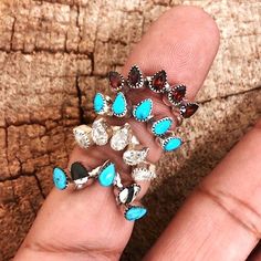 Turquoise Tuesday, Real Turquoise Jewelry, Western Fashion Jewelry, Ag Teacher, Ring Crown, Conch Jewelry, Country Jewelry, Stacker Rings, Western Accessories