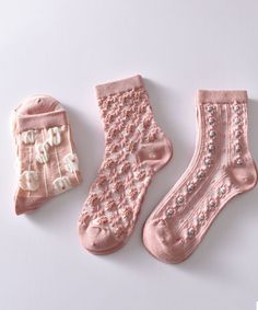 Cute Pink Floral Mid Calf SocksThese socks are made of: 60% Cotton, 40% SpandexCasual Style. Comfy & Soft. Machine Wash Cold. Do Not Bleach. Mid Calf Socks, Pink Socks, Calf Socks, Cute Pink, Mid Calf, Pink Floral, Casual Style, Bleach, Cute Outfits