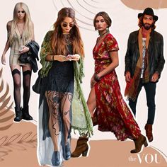 25 trendiest and most popular Boho fashion style types. From core Boho to Southern, Turkish, Moroccan, Indian, Hamptons, and even Korean Boho Style. Creative Boho Outfits, Fashion In Your 30s, Modern Bohemian Outfits, Indie Boho Outfits, Boho 2024, Bohemian Fashion Style, Fashion Styles Types, Bohemian Attire, Bohemian Style Shoes