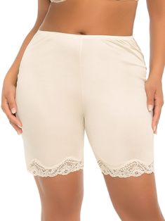 PRICES MAY VARY. Pettipant slip Pretty lace panel trim Anti-static Nylon; Machine wash Medium (34): Waist 28-29 in, Hips 38-40 in; Large (36): Waist 30-31 in, Hips 40-42 in; XLarge (38): Waist 32-33 in, Hips 42-44 in; 2XLarge (40): Waist 34-35 in, Hips 46-48 in. Made in Mexico A perfect undergarment. Our pettipant slip has pretty lace panel at hem. Anti-static; will not cling to clothes. Elastic waist. 100% nylon. Made in Mexico. Machine wash. Length is 21 inches from waist. Size Medium (34): Wa Affordable Women's Brief Pajama Shorts, Comfortable Lounge, Lounge Lingerie, Other Half, Under Dress, Lounge Shorts, Lace Panelled, Lace Edging, Body Shapers