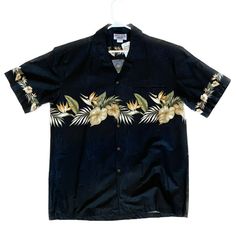 Great New Hawaiian Shirt From Pacific Legend. Size Large New With Tags And Ready For That Summer Luau Or Pool Party. 100% Cotton With Wood Buttons. Classic Style! Please Let Me Know If Any Questions! Hawaiian Design, Hawaiian Designs, Floral Hawaiian Shirt, Design Shirts, Wood Buttons, Hawaii Shirt, Floral Shirt, Pool Party, Casual Shirts For Men