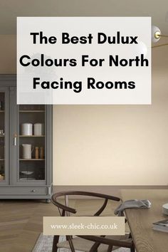 the best dulux colours for north facing rooms