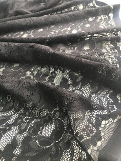 We offer a variety of fashion handmade fabric Great lace for a party, a big celebration and a wonderful mood We do not sell swatches of this lace, because it is limited amount and possible until you get sample, the lace can be sold out Width: 140cm(55.12inc) Price for 1m (100x140cm) Colors Black Limited stock. We ship worldwide via Priority mail (Latvijas Pasts) from Latvia (EU). All orders have tracking number and are well trackable in most countries. Delivery time to USA approx. 2 weeks and al Fitted Lace Patchwork For Party, Party Lace Dress With Scalloped Lace And Stretch, Scalloped Lace Stretch Dress For Party, Stretch Lace Dress With Lace Patchwork For Party, Stretch Scalloped Lace Dress For Party, Elegant Lace Dress With Crochet Details, Elegant Crochet Lace Dress, Stretch Lace With Lace Patchwork For Party, Black Lace Dress With Contrast Lace For Wedding