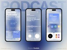 Podcast Recording, Web Mockup, Mobile App Design Inspiration, App Interface Design, App Interface, App Ui Design